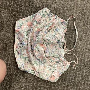 pacsun corset blouse